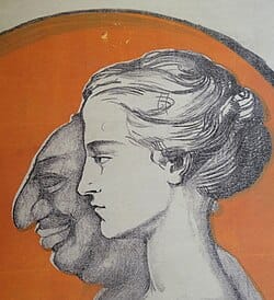 1920s Propaganda Image Showing Dangers of Race-Mixing - Villa Marlier - Where 1942 Wannsee Conference Was Held - Wannsee