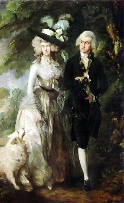 Mr and Mrs, William Hallett (“The Morning Walk”) von Thomas Gainsborough (1785)